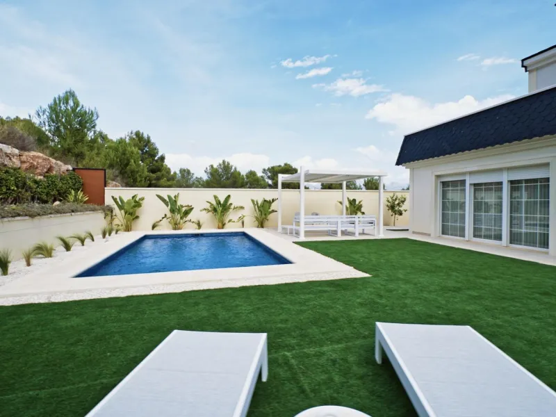Beautiful two-story villa with an exquisite design