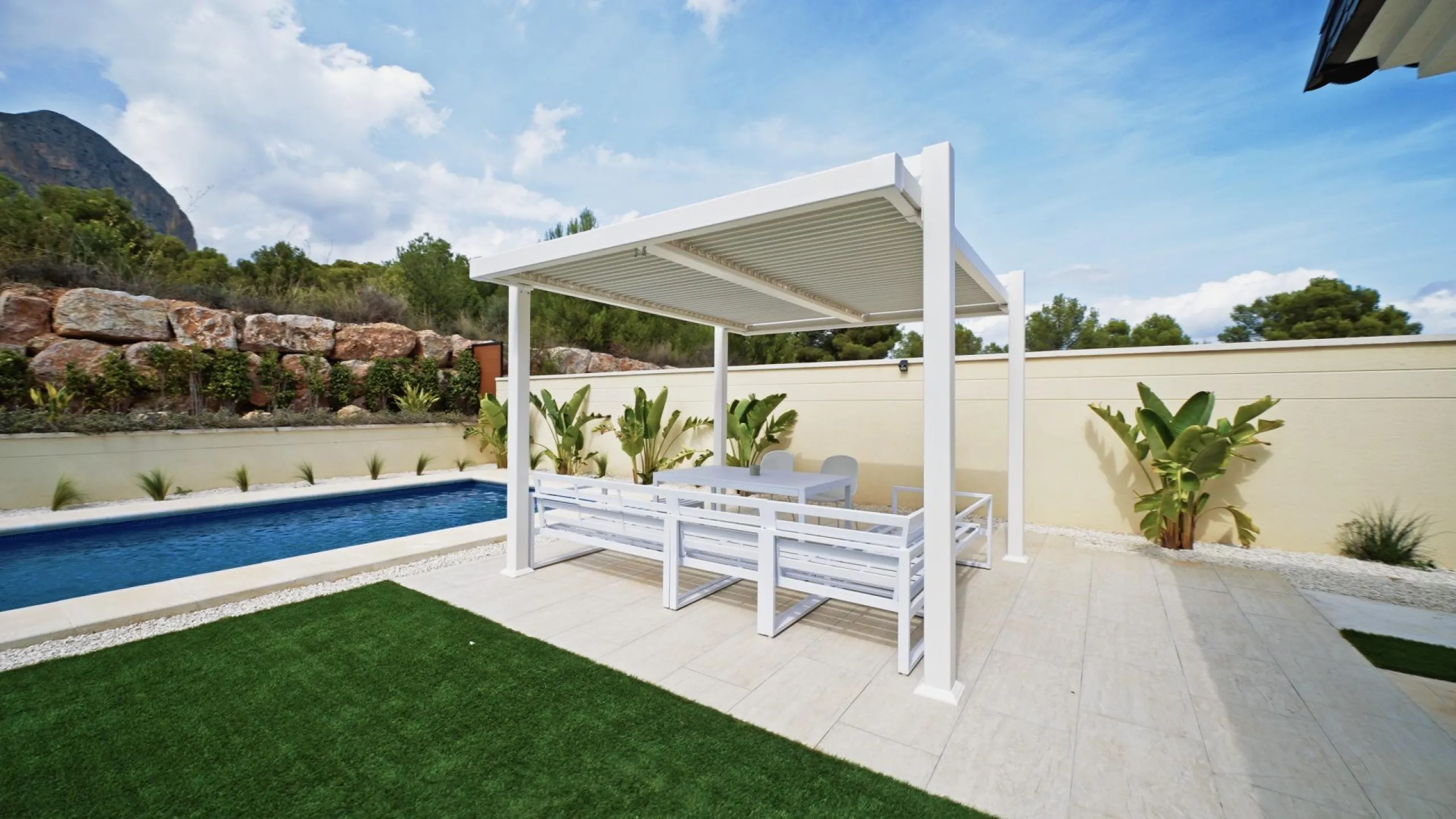 Beautiful two-story villa with an exquisite design