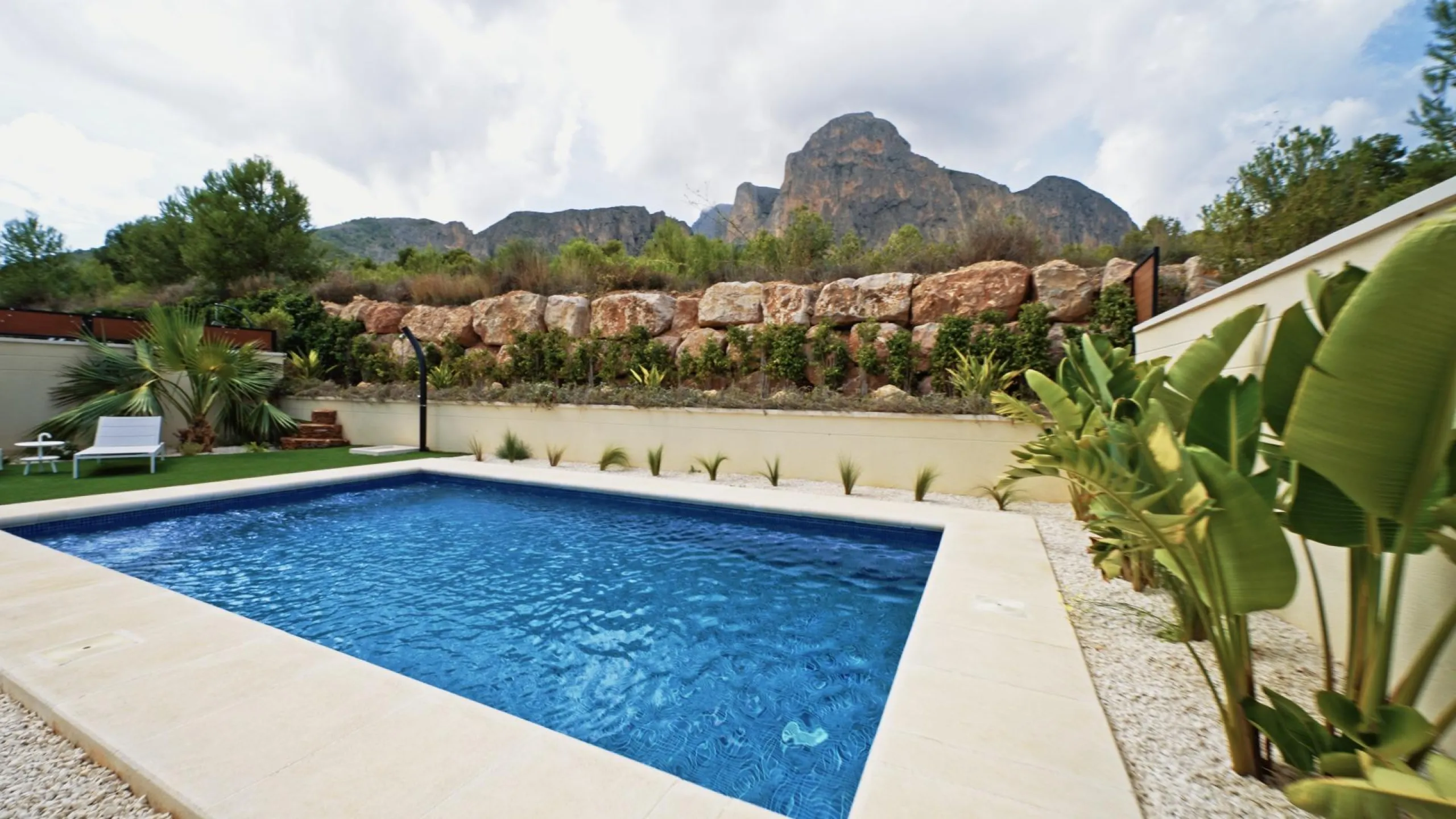 Beautiful two-story villa with an exquisite design