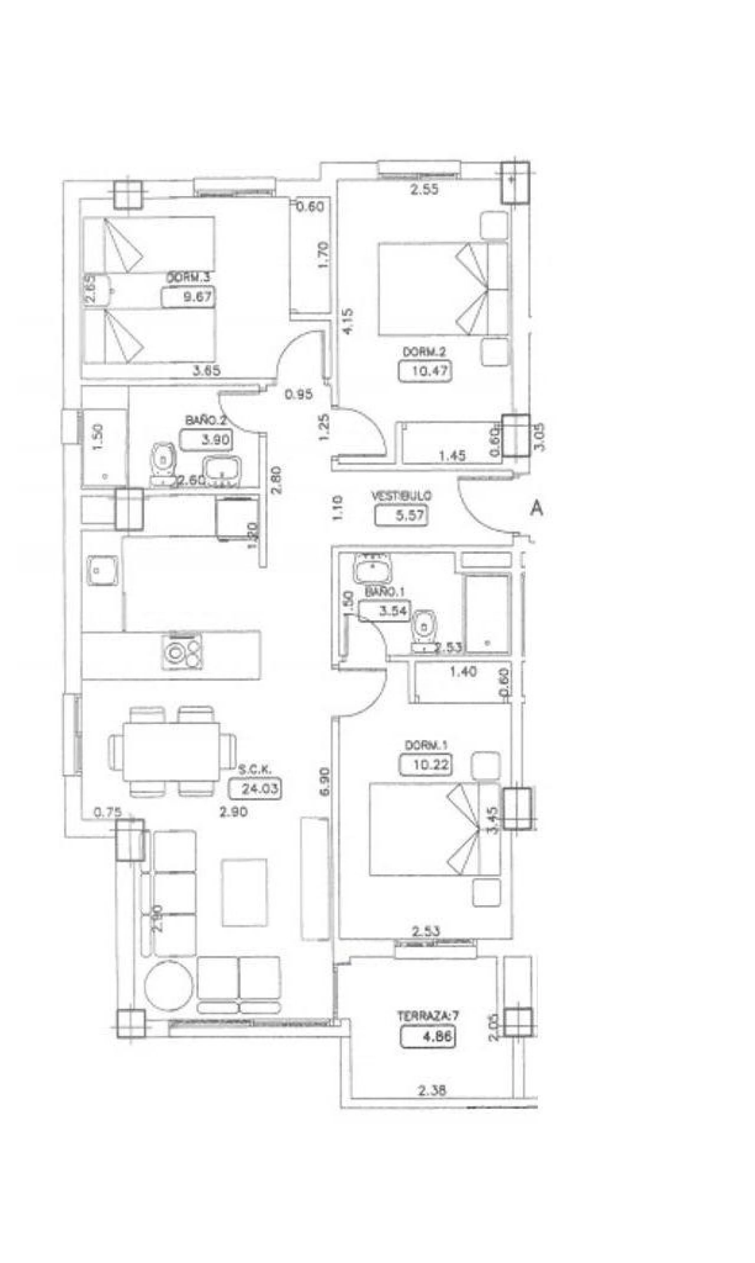 WITH TOURIST LICENSE. 3 BEDROOMS. 2 BATHROOMS. COMMUNAL SWIMMING POOL. BEACH 800 M