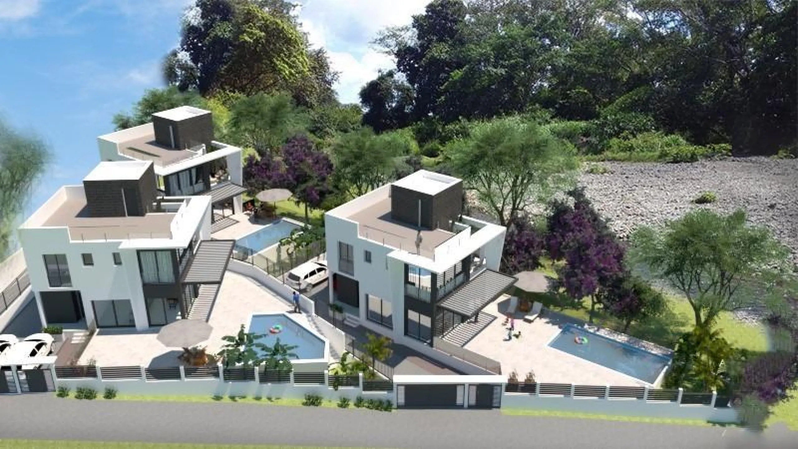 Newly built villa with private pool and next to the sea