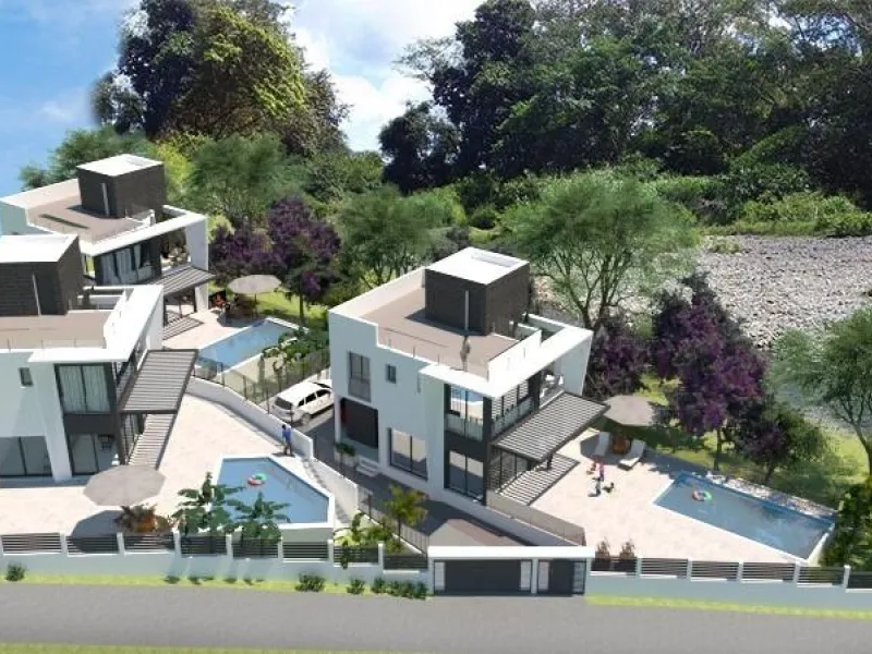 Newly built villa with private pool and next to the sea