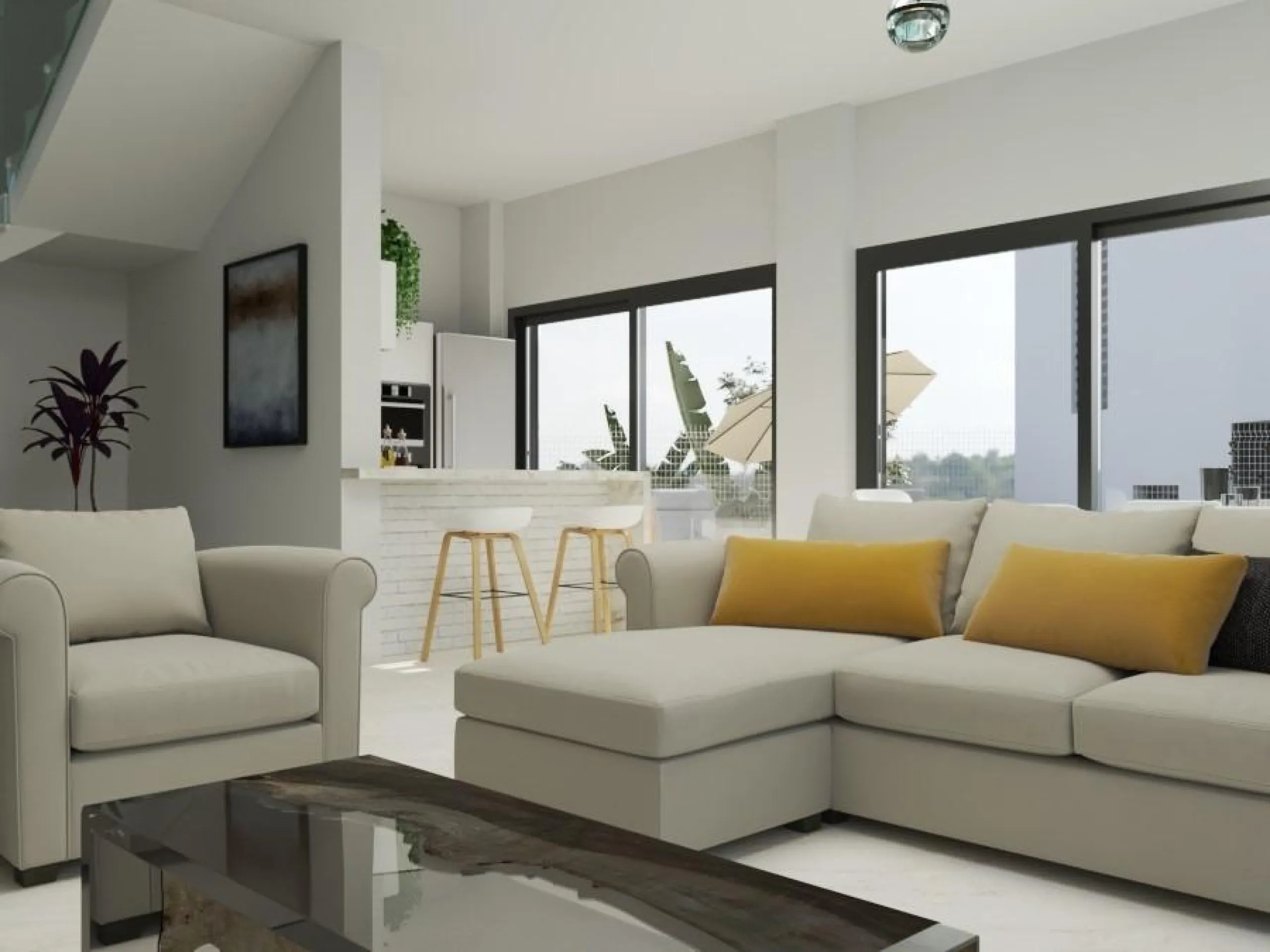 Newly built villa with private pool and next to the sea