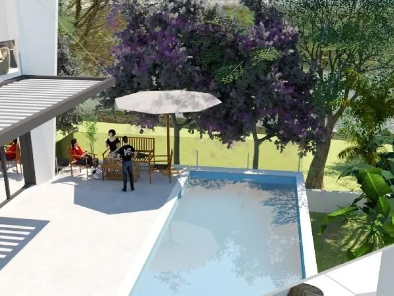 Newly built villa with private pool and next to the sea