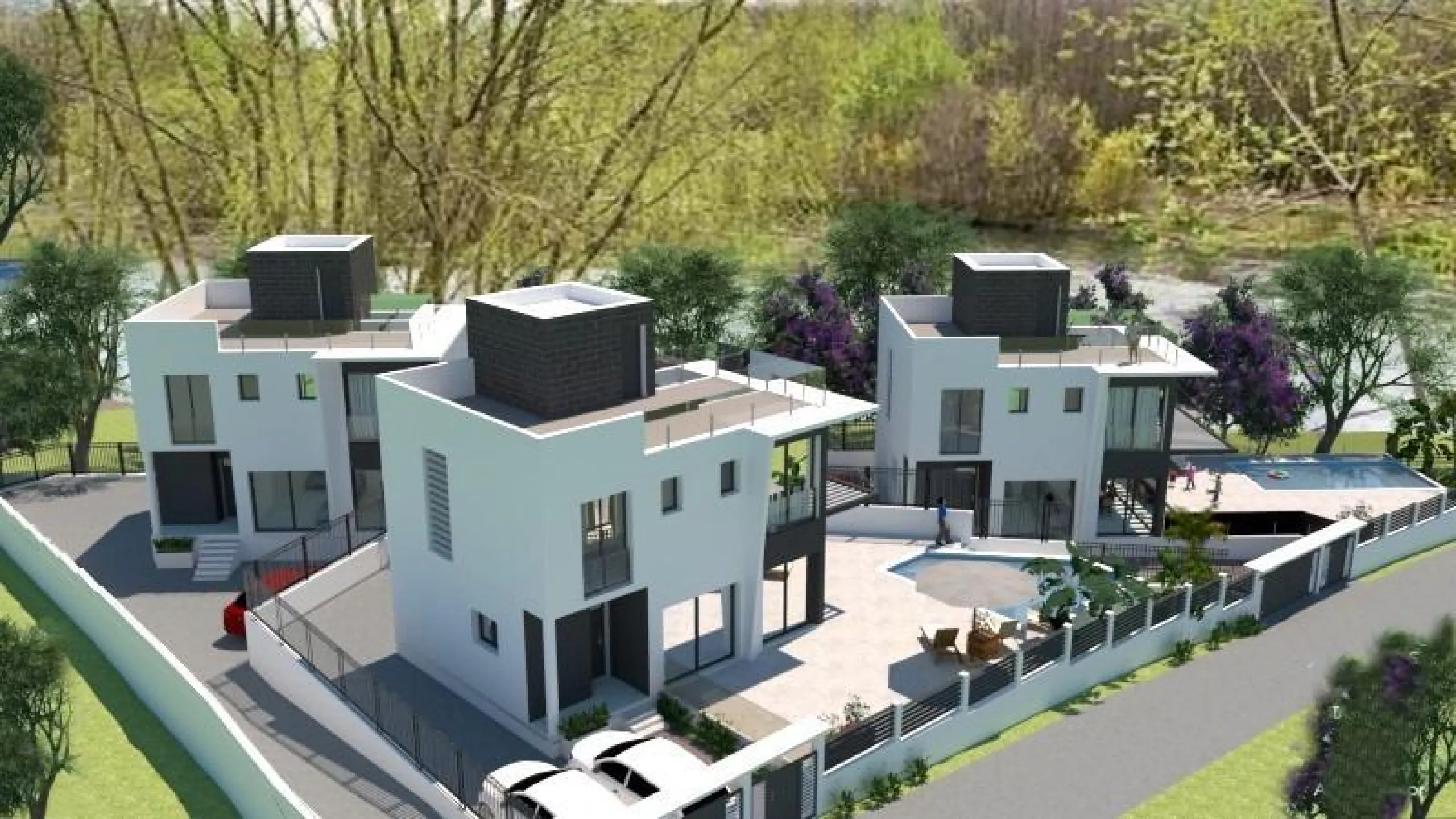 Newly built villa with private pool and next to the sea