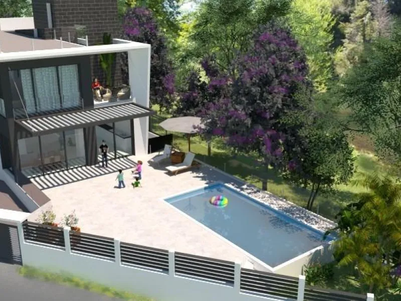 Newly built villa with private pool and next to the sea