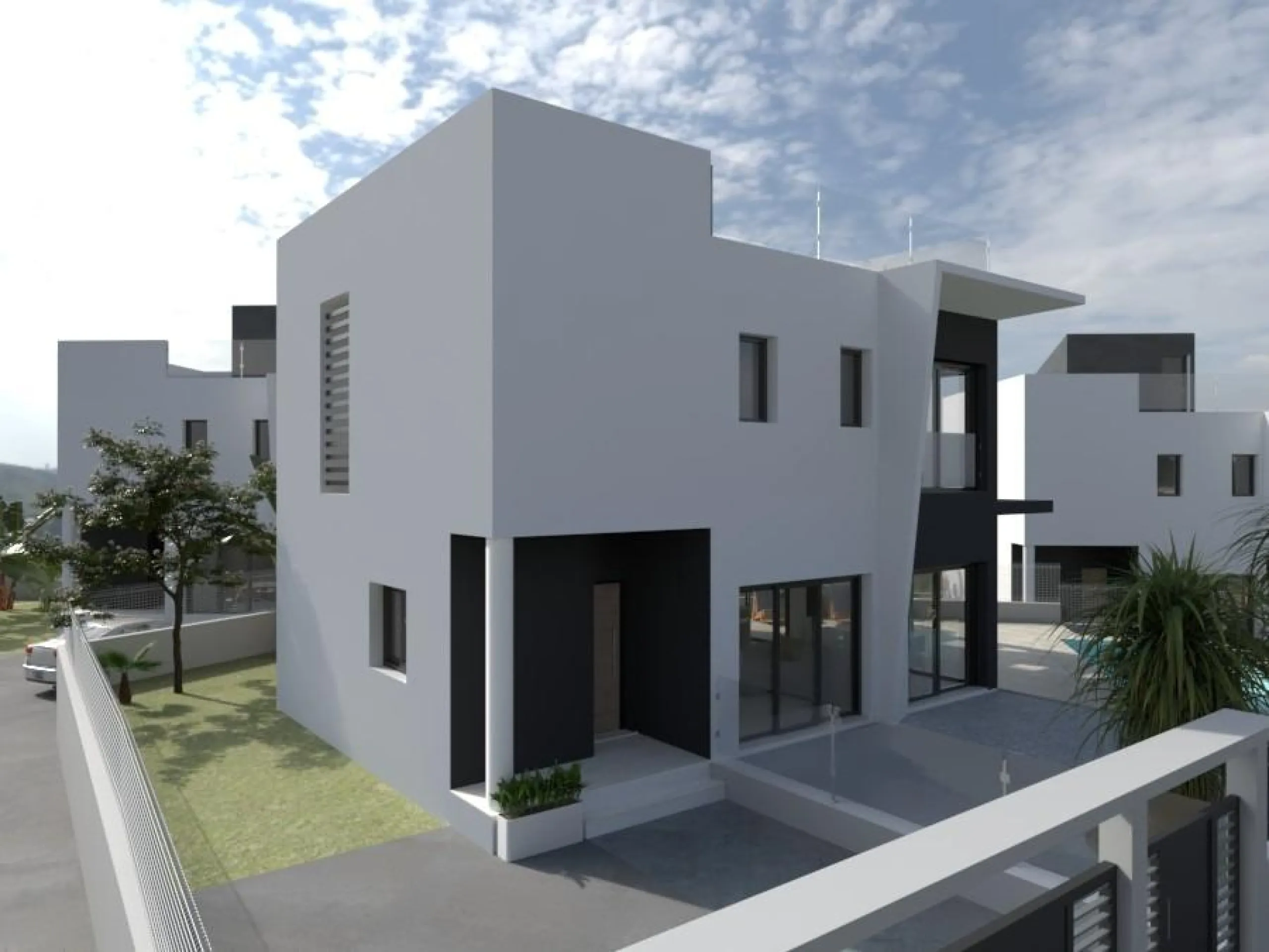 Newly built villa with private pool and next to the sea