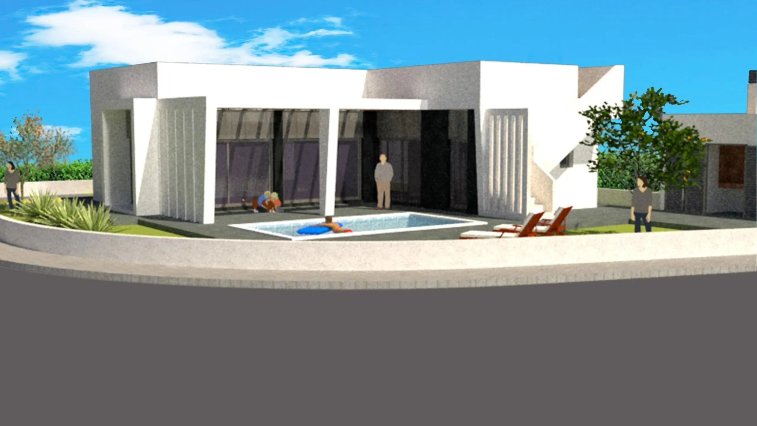 Independent villas with fully customizable pool