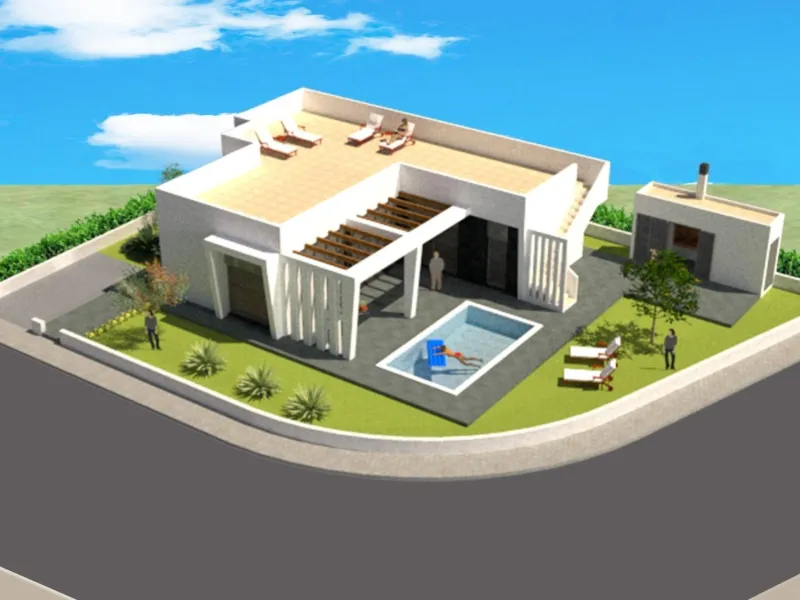 Independent villas with fully customizable pool