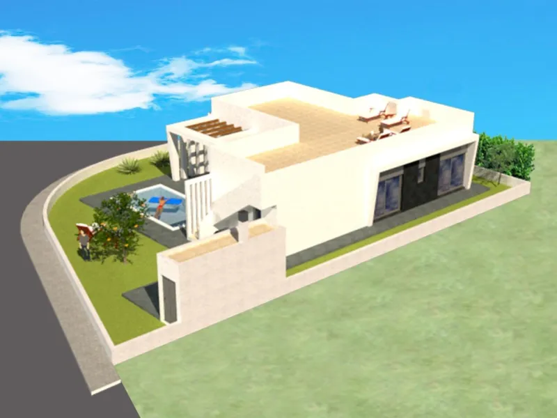 Independent villas with fully customizable pool