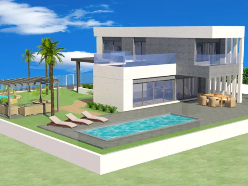 Independent villas with fully customizable pool