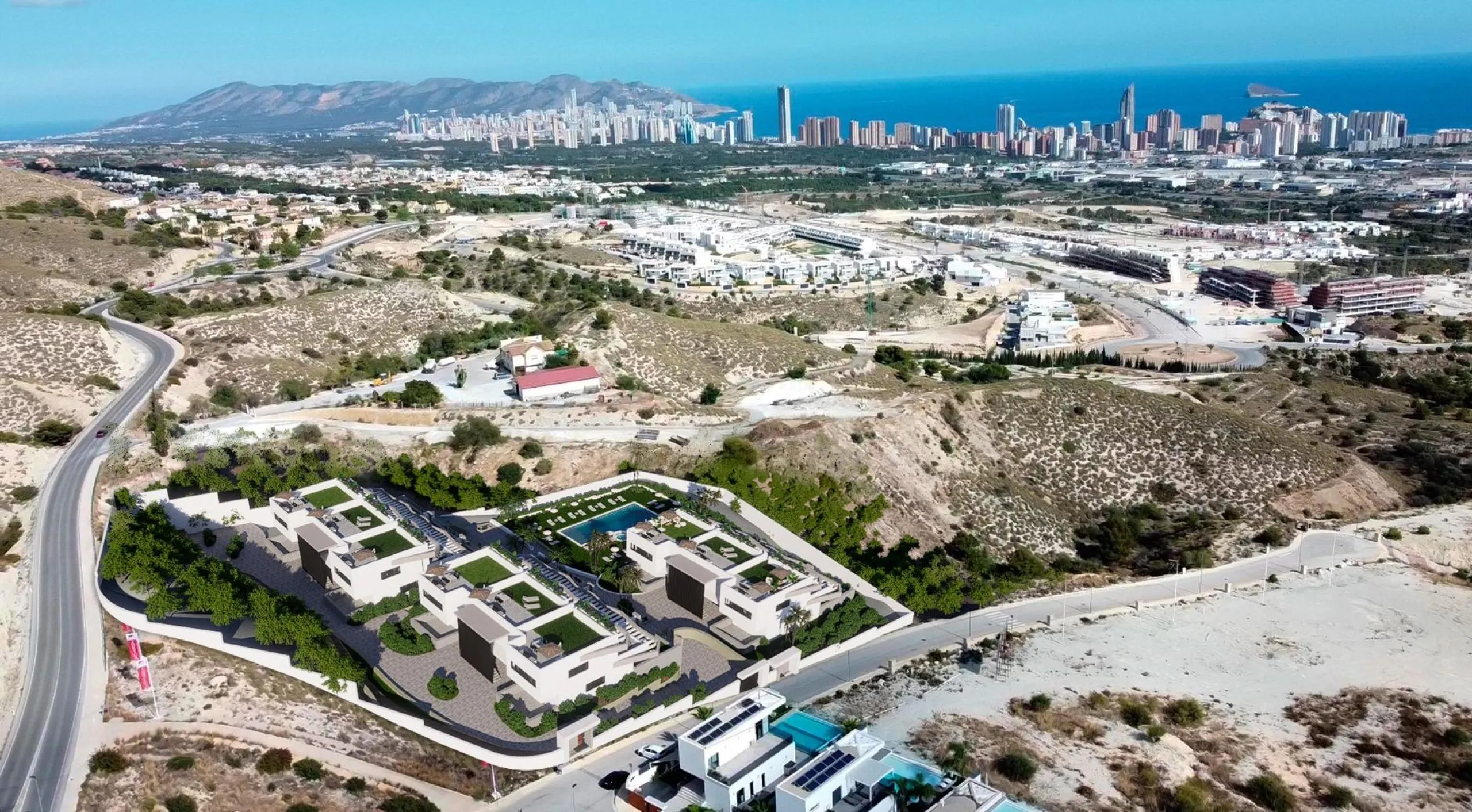 Apartamentos con grandes terrazas en Balcón de Finestrat