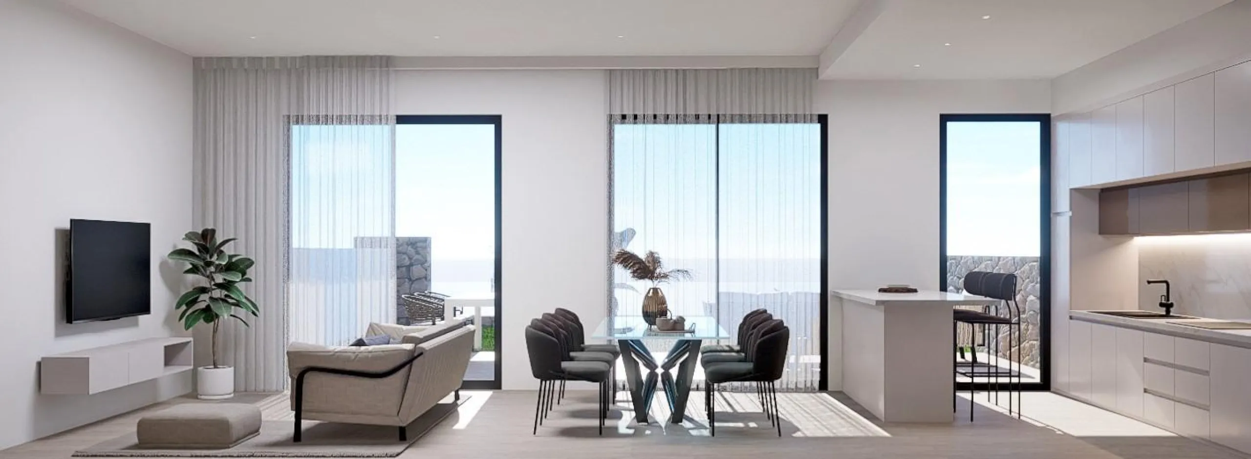 Apartamentos con grandes terrazas en Balcón de Finestrat
