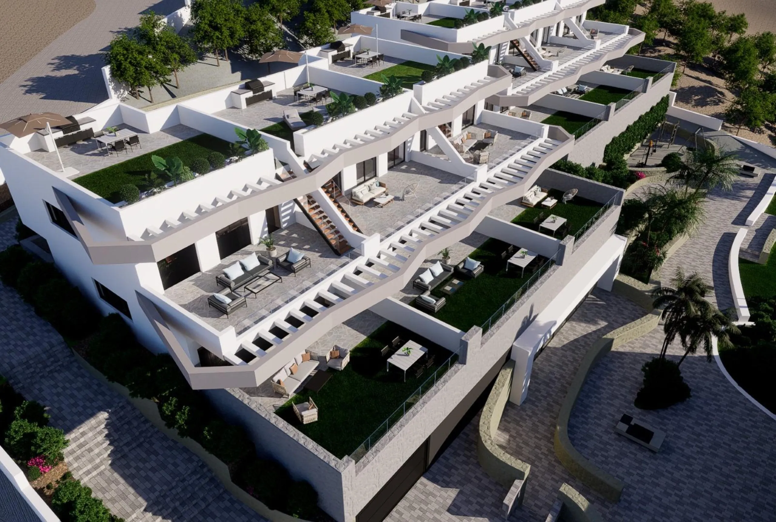Apartamentos con grandes terrazas en Balcón de Finestrat