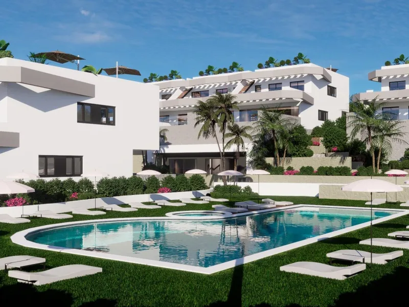 Apartments with large terraces in Balcón de Finestrat