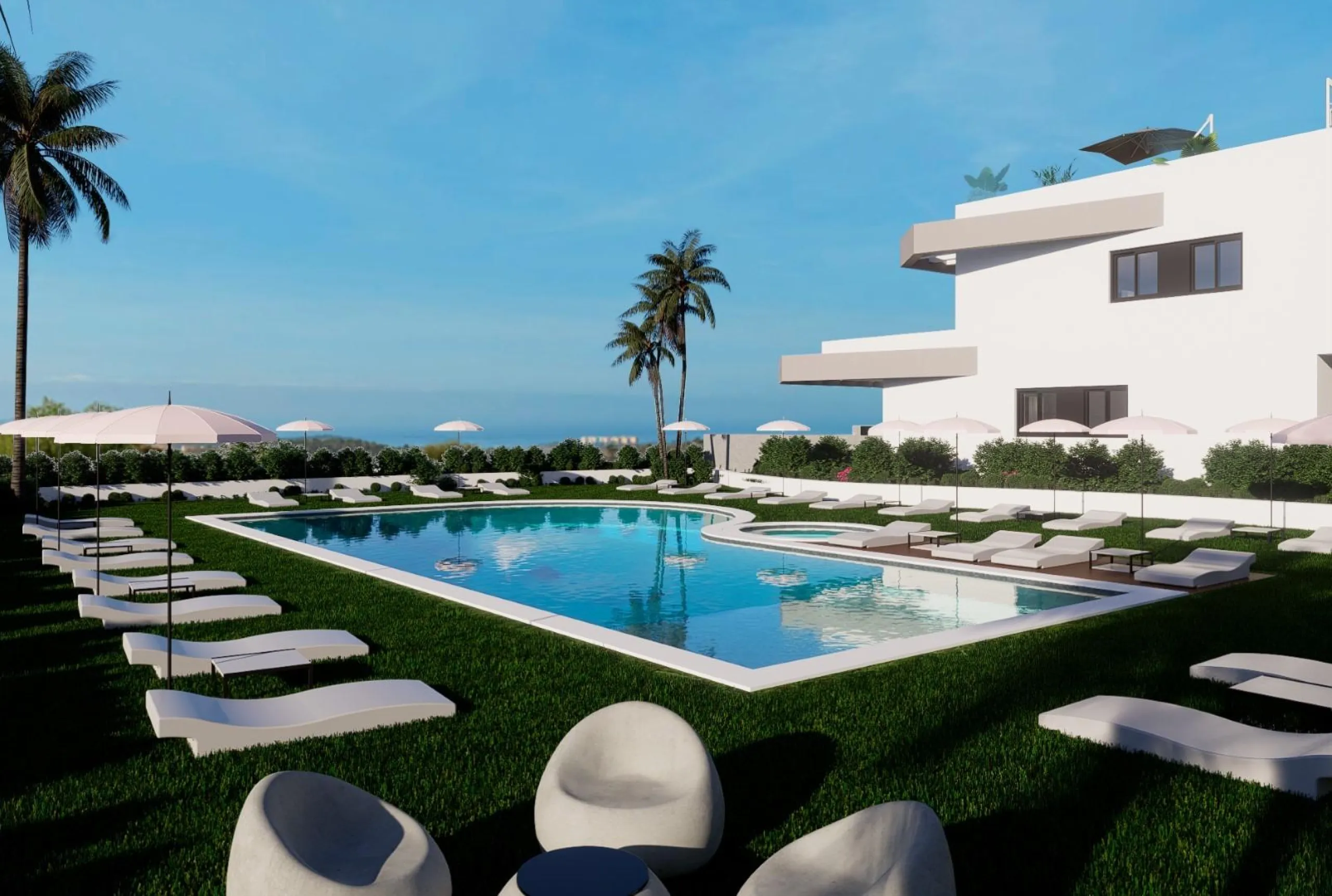 Apartments with large terraces in Balcón de Finestrat