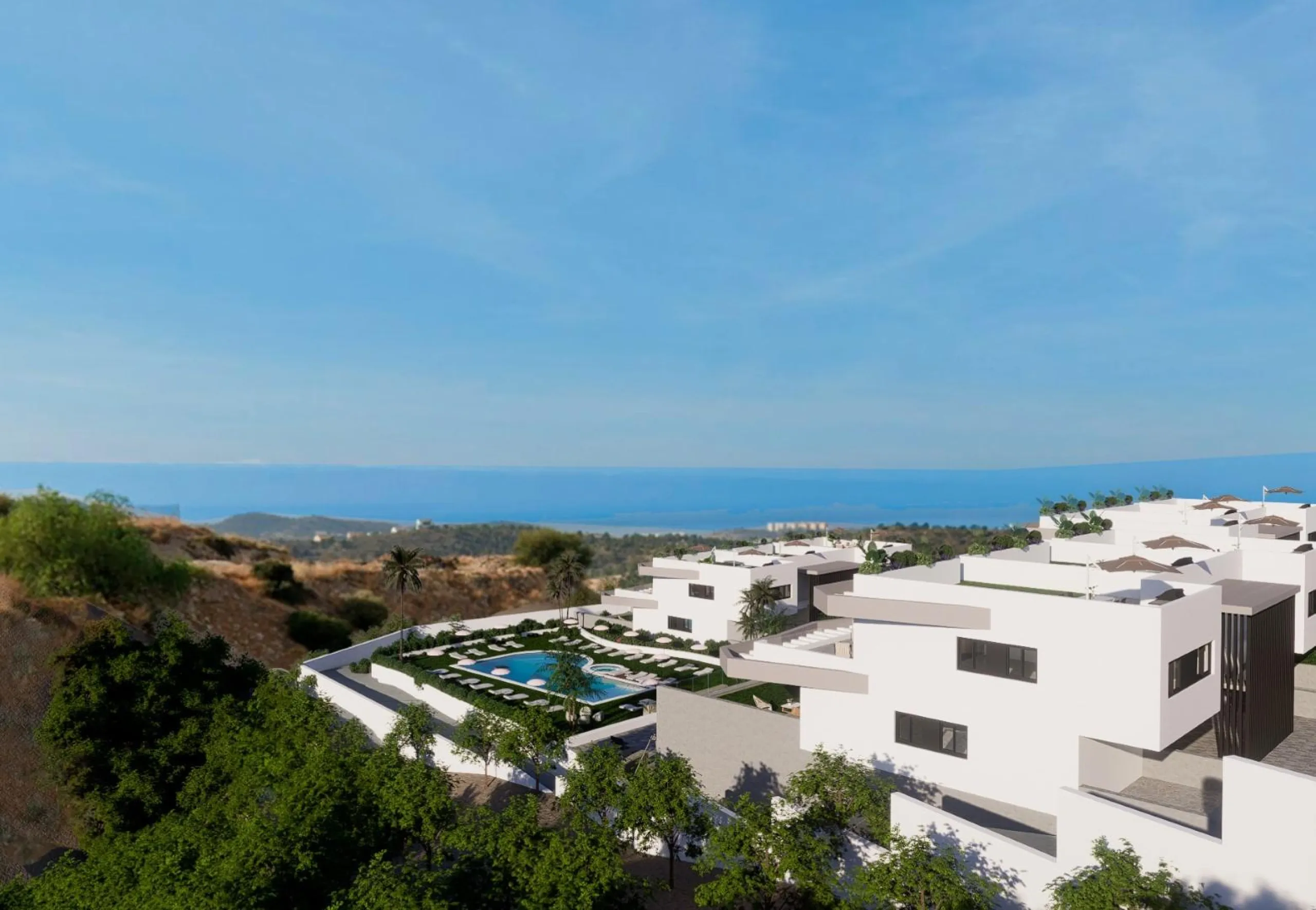 Apartments with large terraces in Balcón de Finestrat