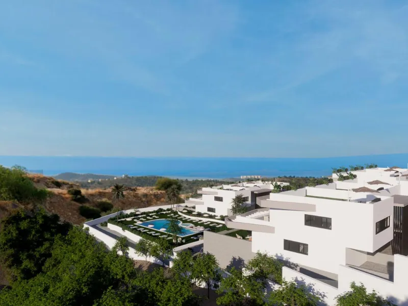 Apartments with large terraces in Balcón de Finestrat