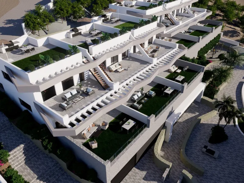 Apartments with large terraces in Balcón de Finestrat