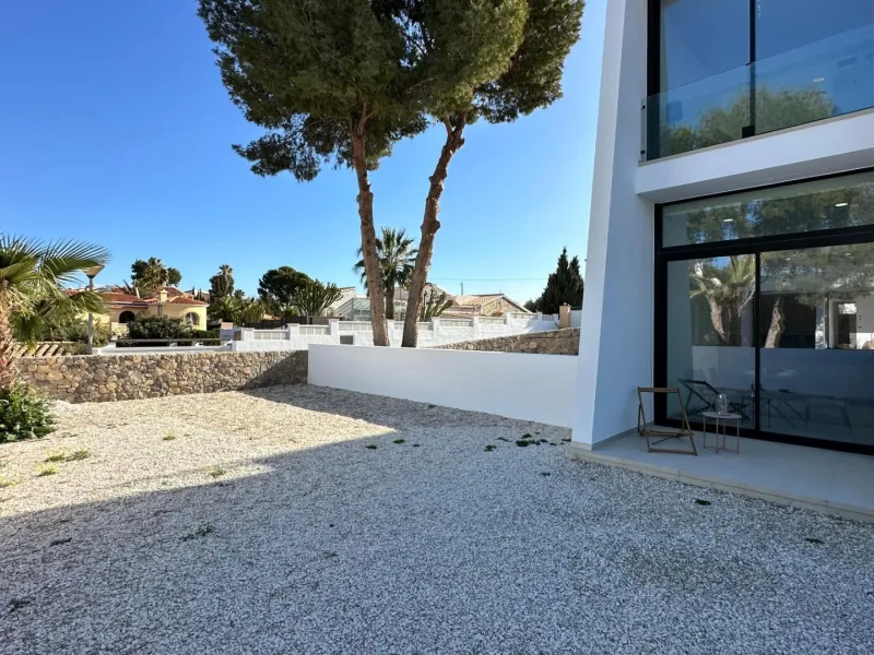Newly built semi-detached single-family homes