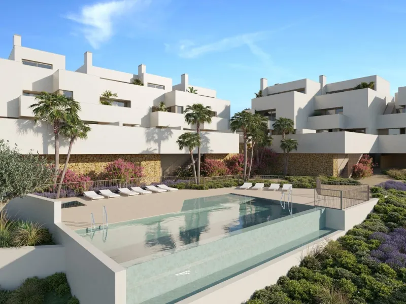 New luxury semi-detached homes with exclusive design with private pool