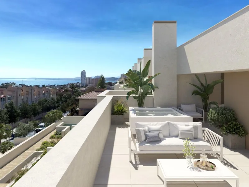 New luxury semi-detached homes with exclusive design with private pool