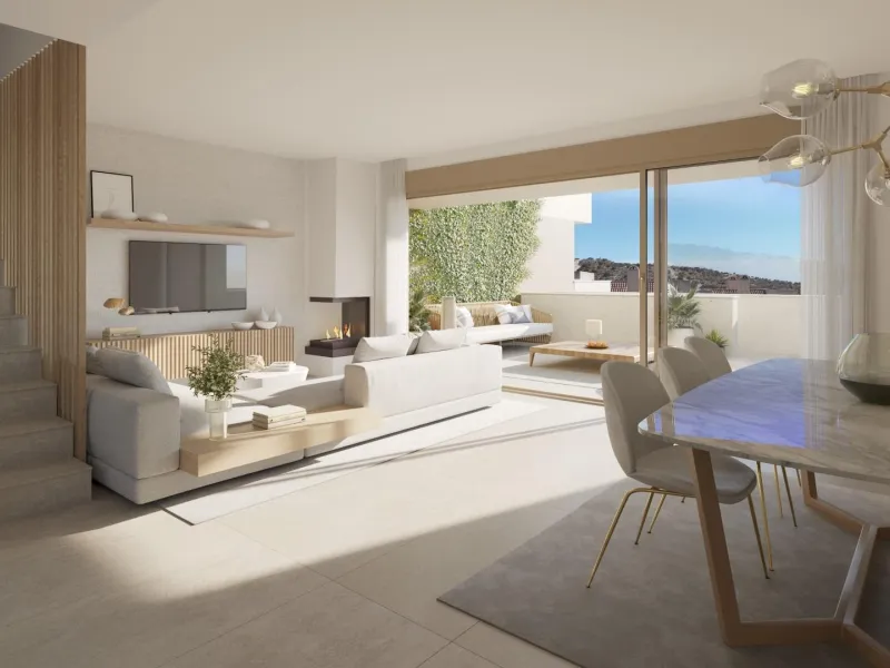 New luxury semi-detached homes with exclusive design with private pool
