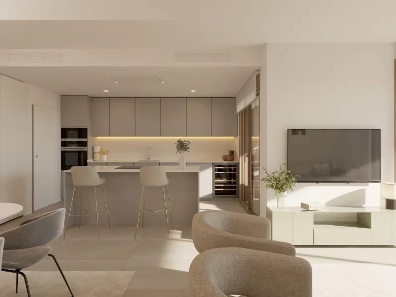 New luxury semi-detached homes with exclusive design with private pool
