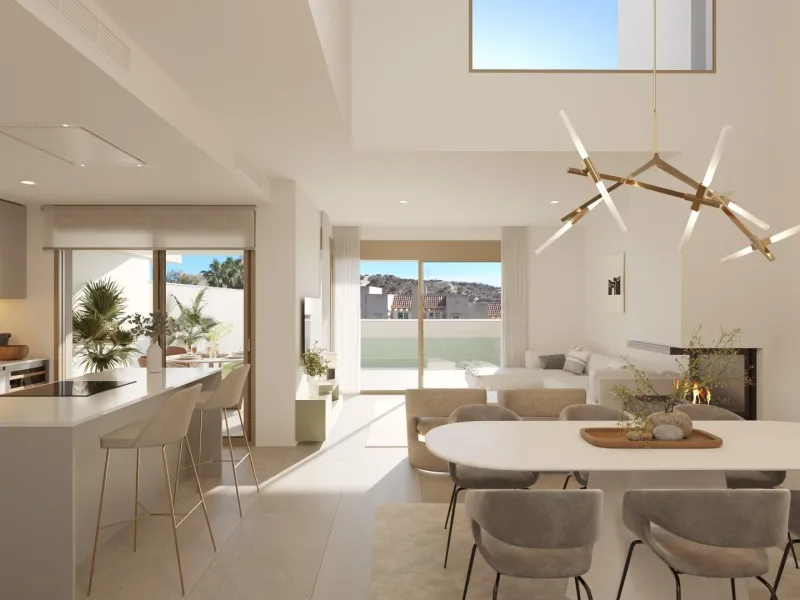 New luxury semi-detached homes with exclusive design with private pool