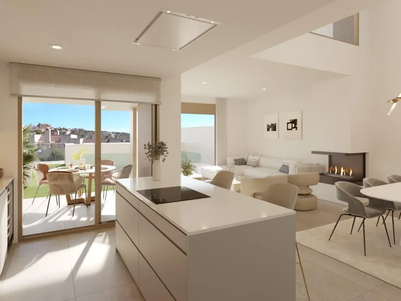 New luxury semi-detached homes with exclusive design with private pool