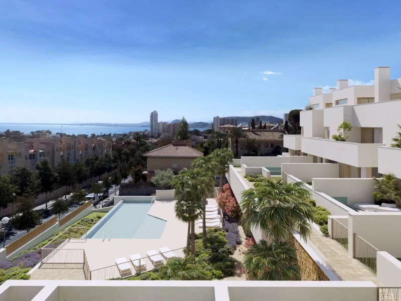 New luxury semi-detached homes with exclusive design with private pool