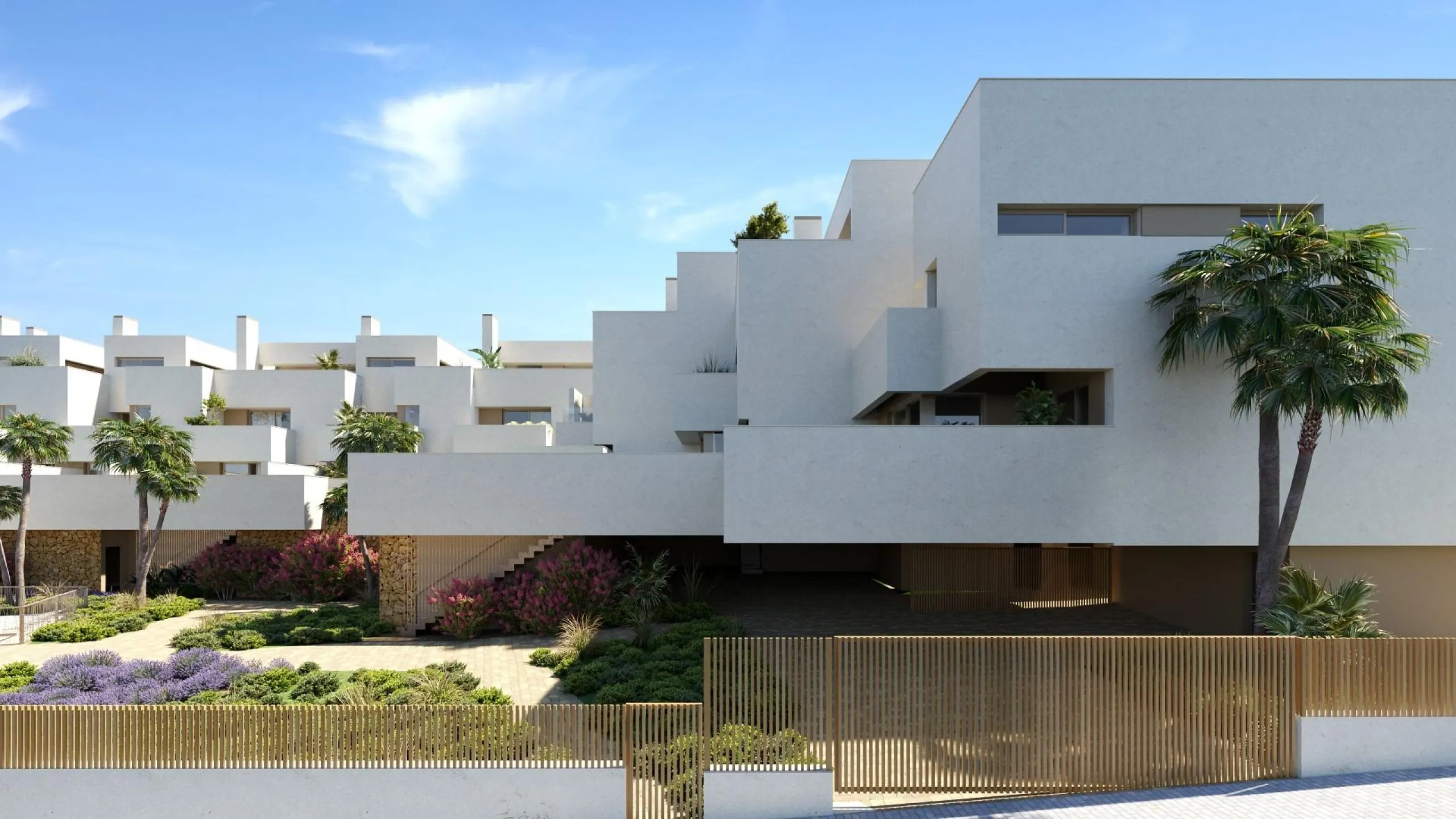 New luxury semi-detached homes with exclusive design with private pool