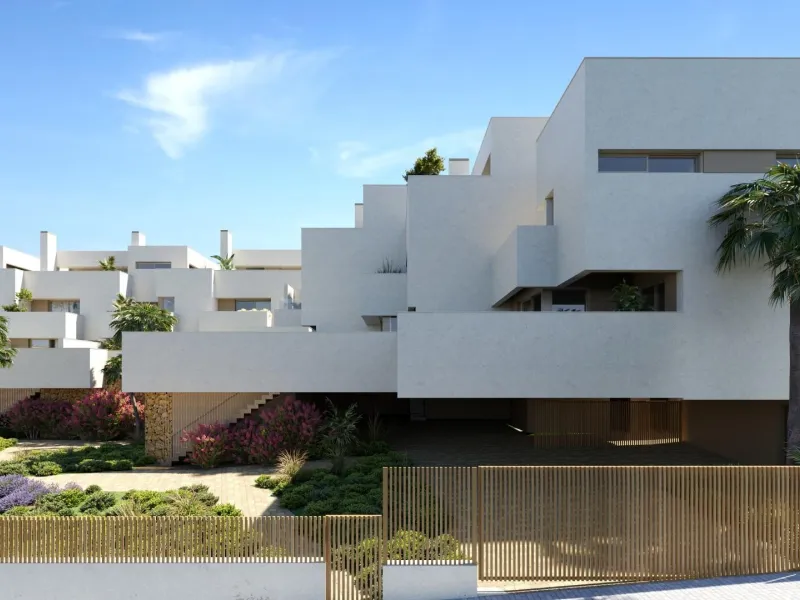 New luxury semi-detached homes with exclusive design with private pool