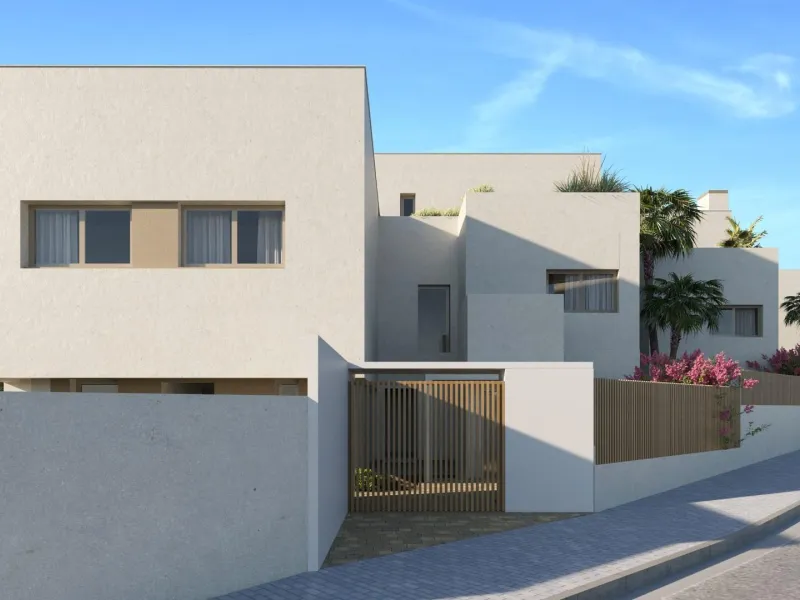 New luxury semi-detached homes with exclusive design with private pool