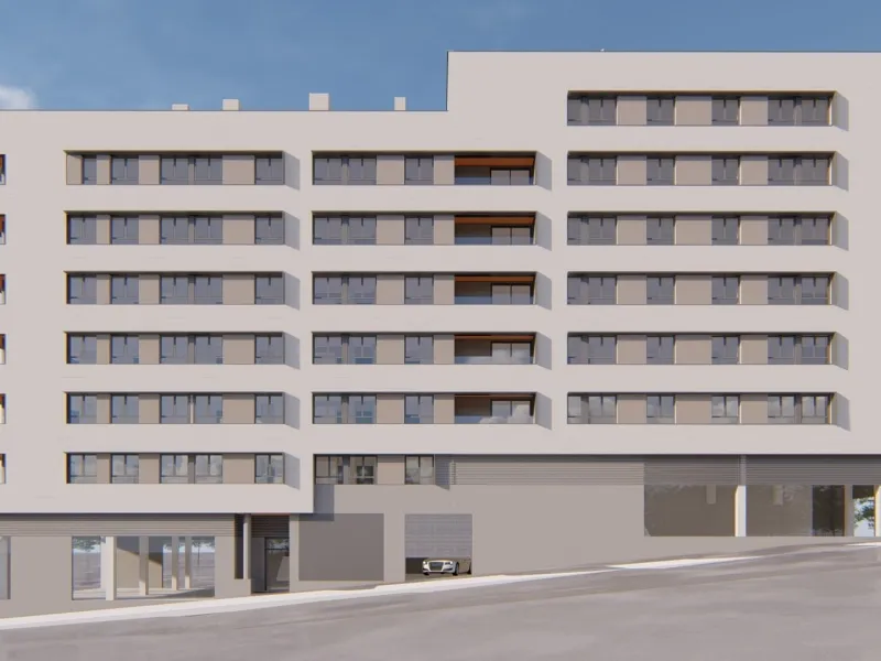 Newly built homes on the "Golden Mile"