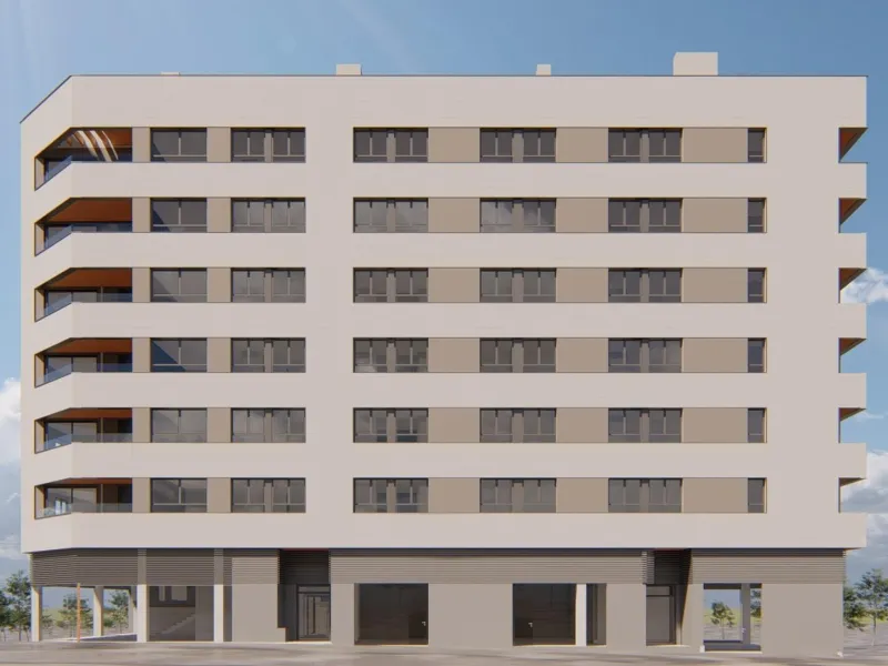 Newly built homes on the "Golden Mile"