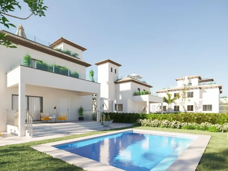 Nuevas viviendas unifamiliares con piscina privada