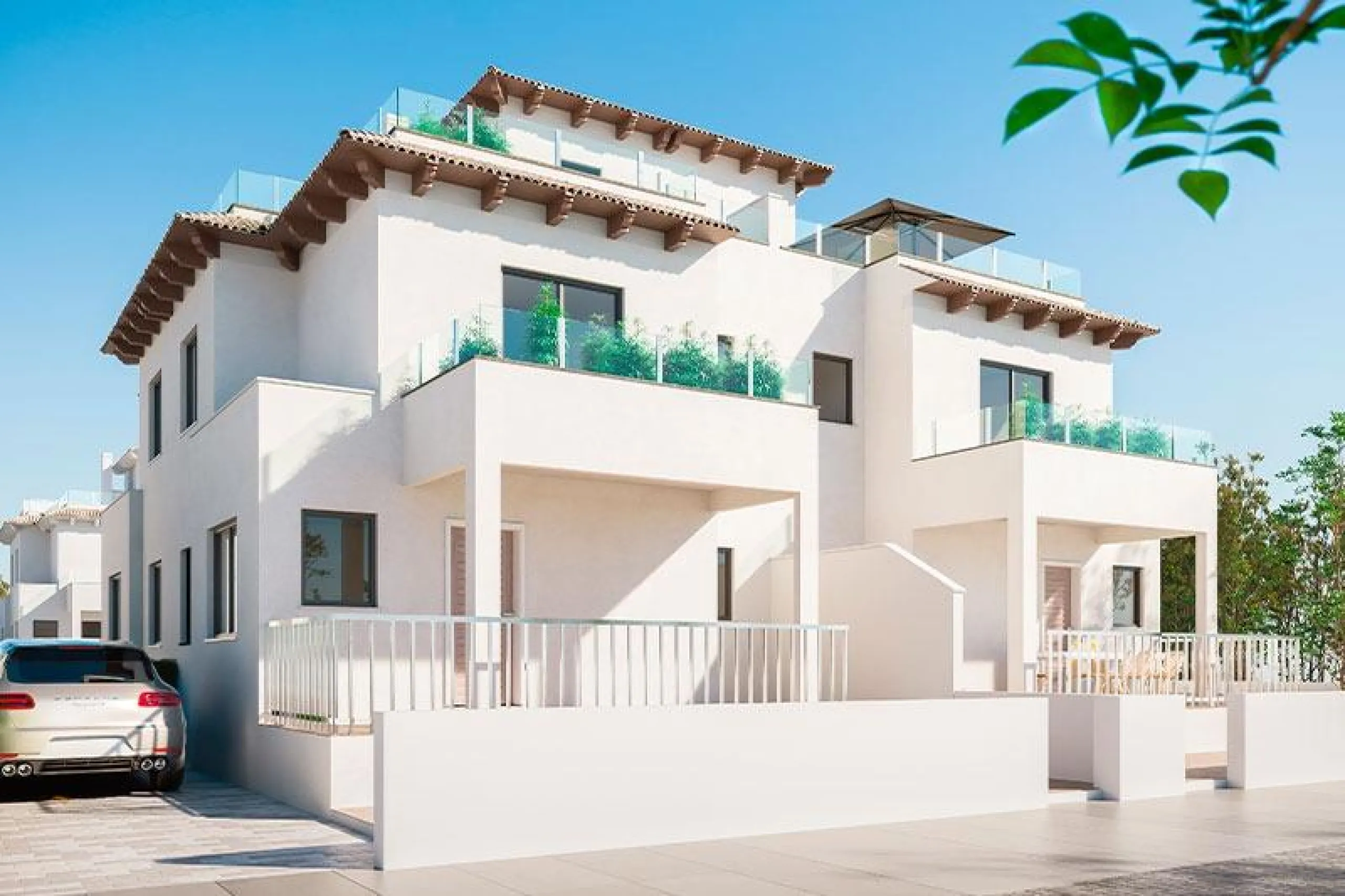 Nuevas viviendas unifamiliares con piscina privada