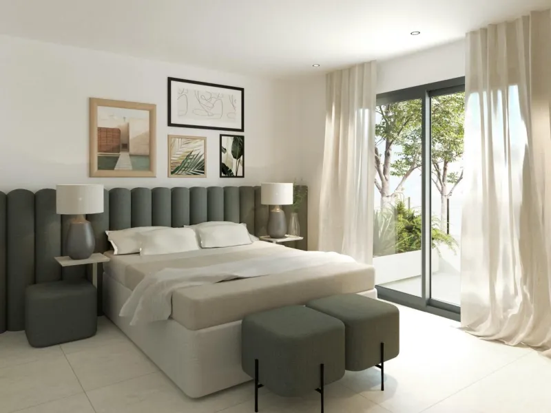 Newly built semi-detached homes ready to move into