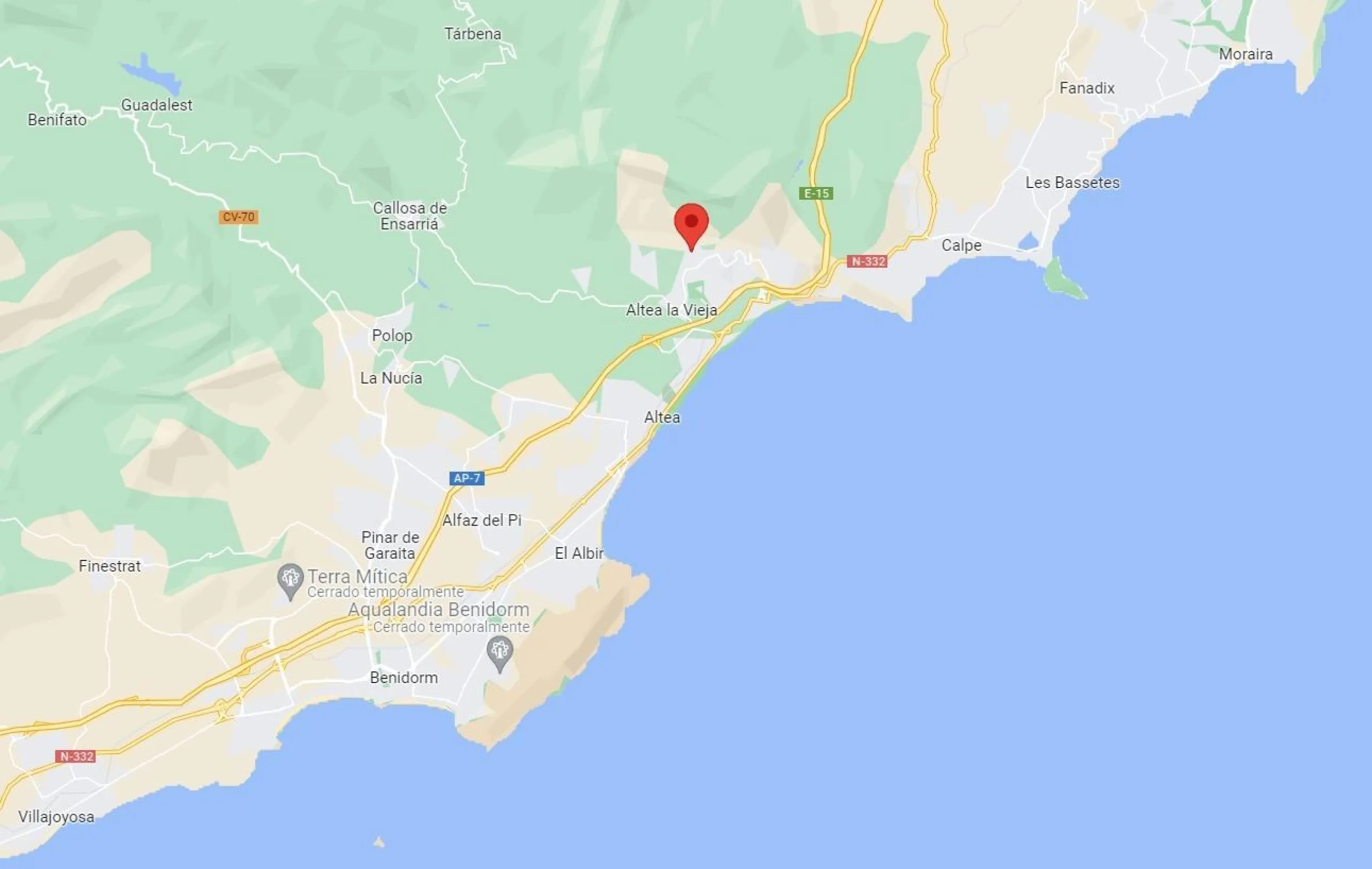 Mediterranean style luxury villa in the Sierra de Altea