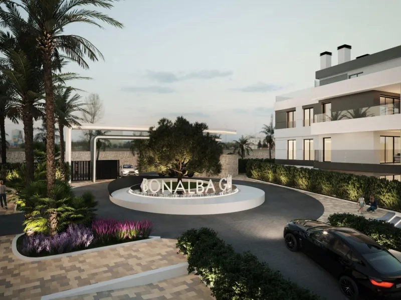 Newly built apartments with sea views