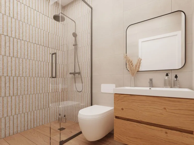 Newly built apartments with sea views