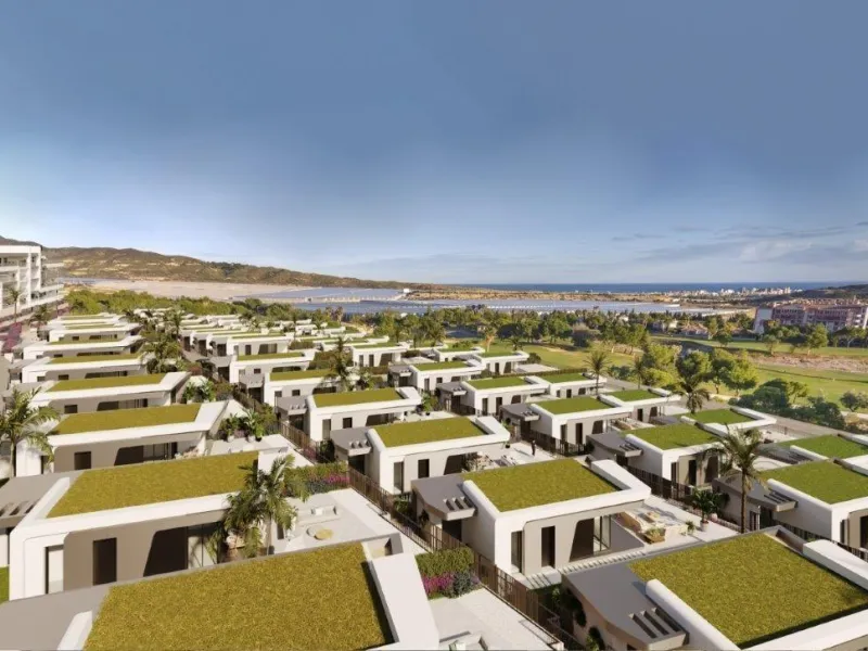 Newly built villas with sea views