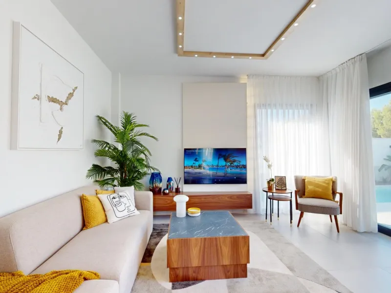 Detached modern villas placed in Roda Golf, Murcia