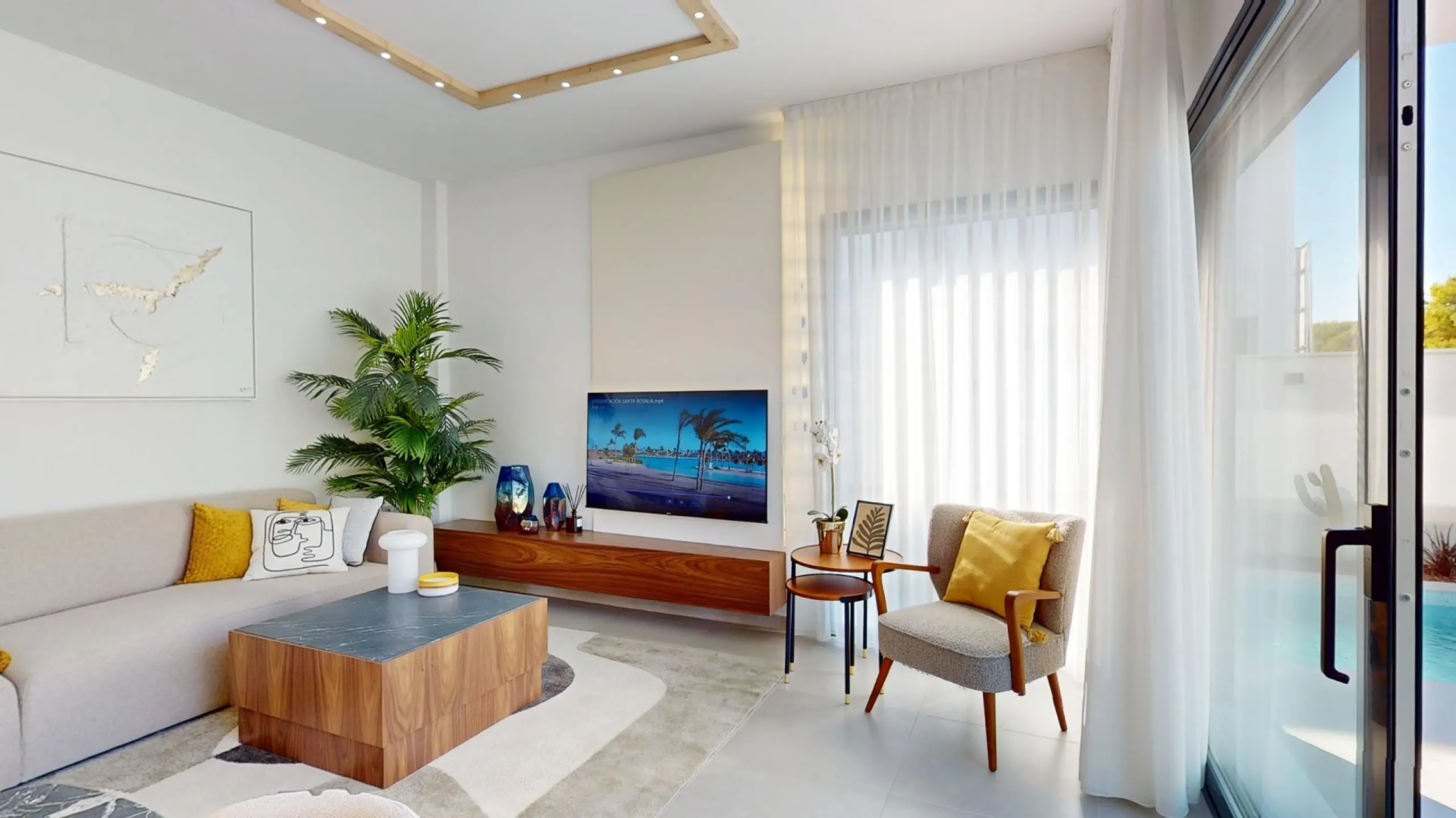 Detached modern villas placed in Roda Golf, Murcia