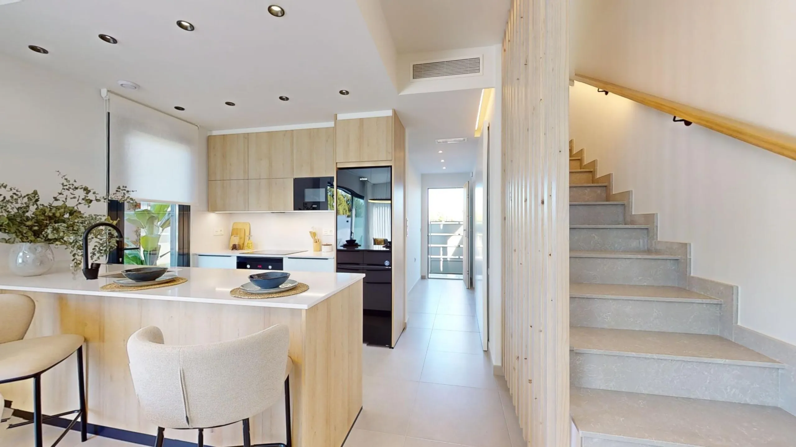 Detached modern villas placed in Roda Golf, Murcia
