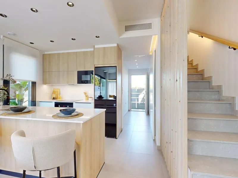 Detached modern villas placed in Roda Golf, Murcia