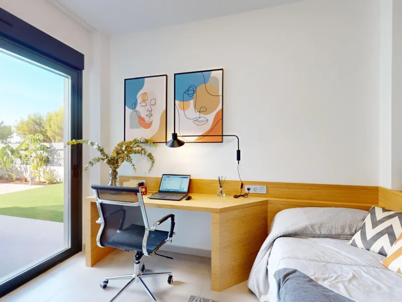 Detached modern villas placed in Roda Golf, Murcia