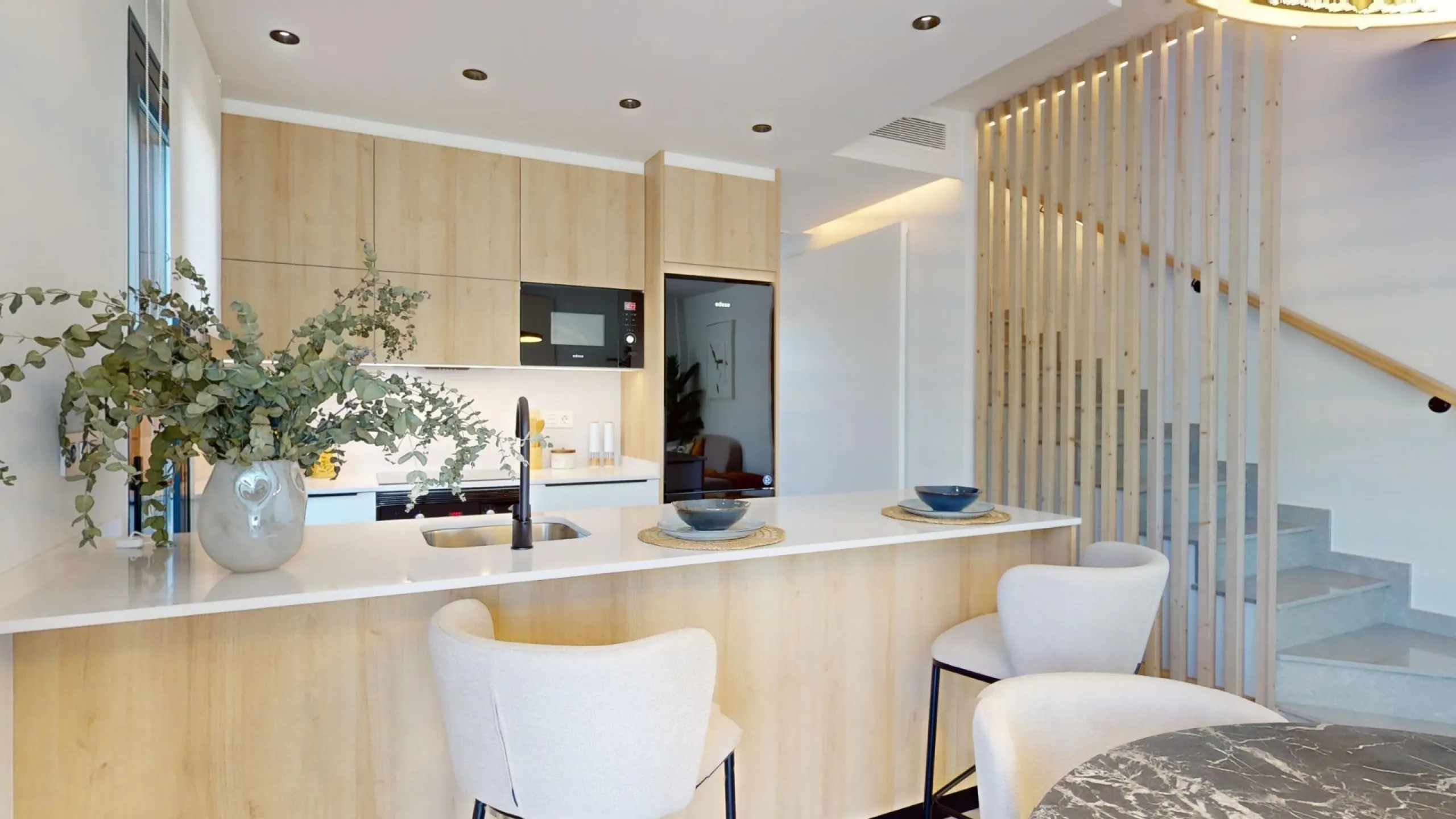 Detached modern villas placed in Roda Golf, Murcia