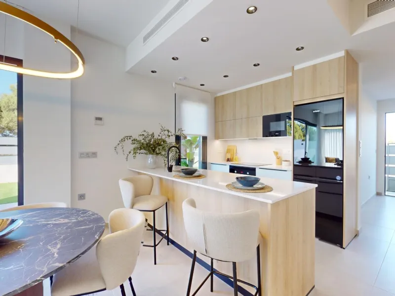 Detached modern villas placed in Roda Golf, Murcia